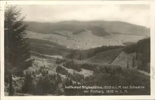 Altglashuetten Feldberg Kat. Feldberg (Schwarzwald)