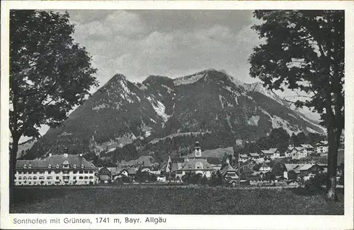 Sonthofen Oberallgaeu Gruenten / Sonthofen /Oberallgaeu LKR