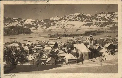 Sonthofen Oberallgaeu Gesamtansicht / Sonthofen /Oberallgaeu LKR