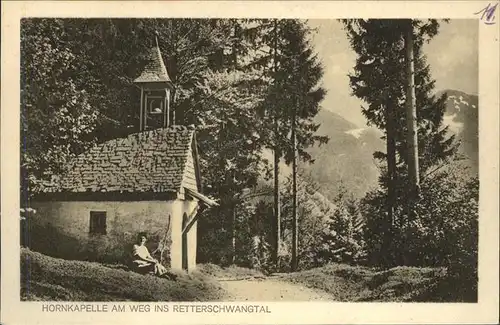 Sonthofen Oberallgaeu Hornkapelle Retterschwangtal / Sonthofen /Oberallgaeu LKR