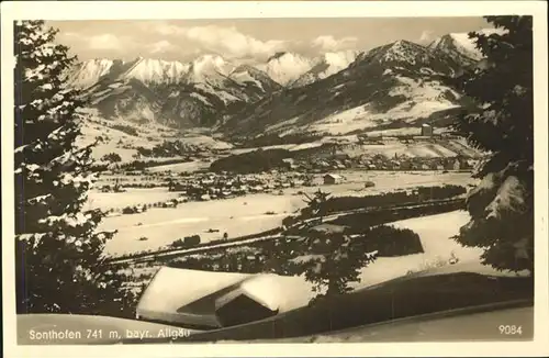 Sonthofen Oberallgaeu Gesamtansicht / Sonthofen /Oberallgaeu LKR