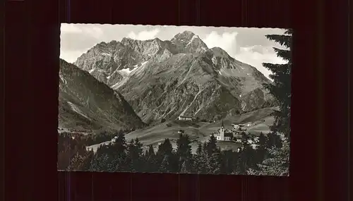 Hirschegg Kleinwalsertal Vorarlberg Panorama Kat. Mittelberg