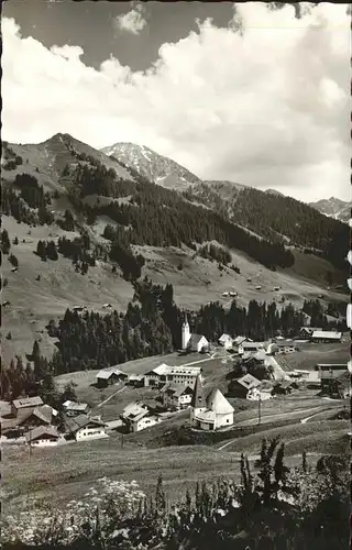 Hirschegg Kleinwalsertal Vorarlberg Gesamtansicht Kat. Mittelberg