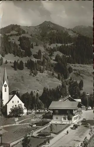 Hirschegg Kleinwalsertal Vorarlberg Kirche Hammerspitze Kat. Mittelberg