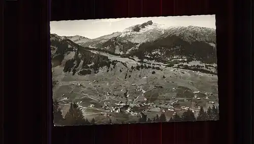 Hirschegg Kleinwalsertal Vorarlberg Luftbild Steinmandl Hoch Ifen Kat. Mittelberg