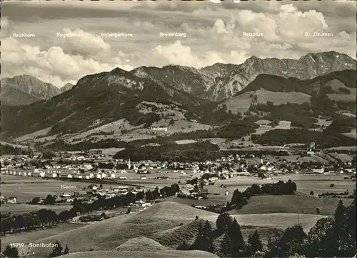 Sonthofen Oberallgaeu Gesamtansicht / Sonthofen /Oberallgaeu LKR