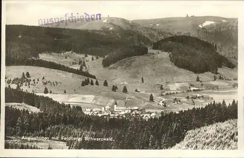 Altglashuetten Feldberg Kat. Feldberg (Schwarzwald)