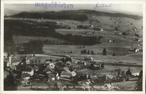 Altglashuetten Luftbild Kat. Feldberg (Schwarzwald)