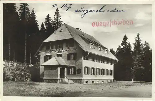 Feldberg Schwarzwald Jugendherberge Kat. Feldberg (Schwarzwald)