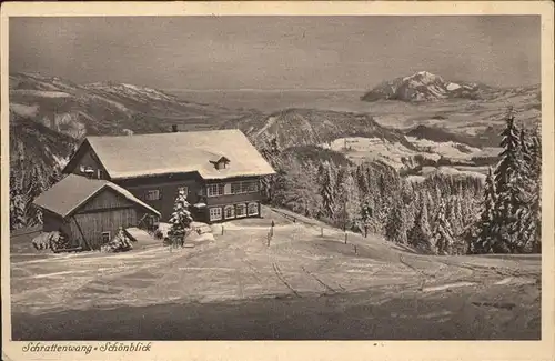 Schrattenwang Schoenblick Kat. Oberstdorf