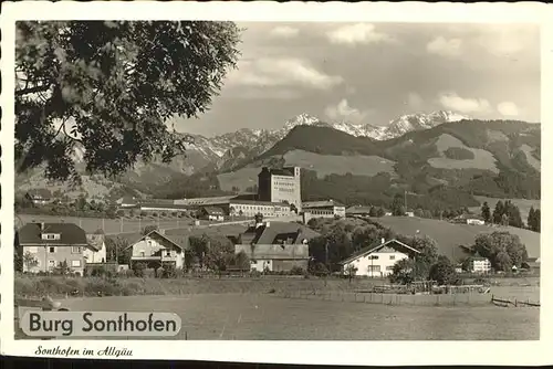 Sonthofen Oberallgaeu Burg Sonthofen / Sonthofen /Oberallgaeu LKR