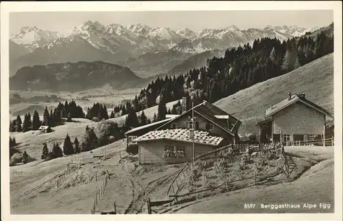 Sonthofen Oberallgaeu Berggasthaus Alpe Egg / Sonthofen /Oberallgaeu LKR