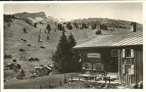 Hirschegg Kleinwalsertal Vorarlberg Jahnhuette Kat. Mittelberg