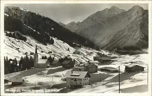 Hirschegg Kleinwalsertal Vorarlberg Haus Puehringer Kat. Mittelberg