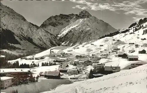 Hirschegg Kleinwalsertal Vorarlberg Widderstein Baerenkopf Kat. Mittelberg