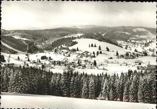 Altglashuetten Panorama Kat. Feldberg (Schwarzwald)