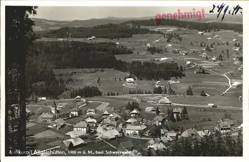 Altglashuetten Gesamtansicht Kat. Feldberg (Schwarzwald)