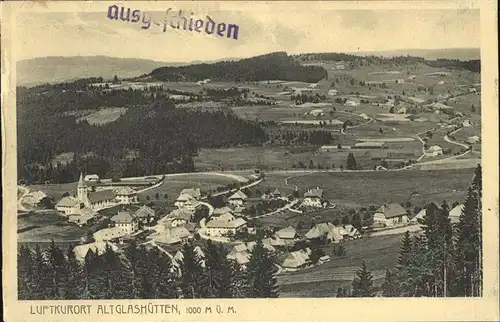 Altglashuetten Gesamtansicht Kat. Feldberg (Schwarzwald)