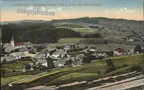 Altglashuetten Gesamtansicht Kat. Feldberg (Schwarzwald)