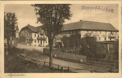 Altglashuetten Gasthof zum Hirschen Kat. Feldberg (Schwarzwald)