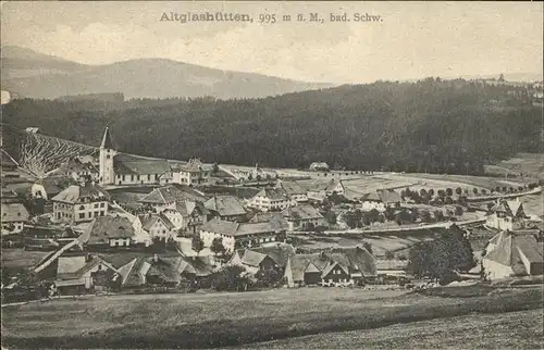 Altglashuetten Gesamtansicht Kat. Feldberg (Schwarzwald)
