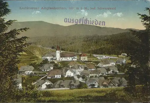 Altglashuetten Gesamtansicht Kat. Feldberg (Schwarzwald)