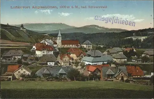 Altglashuetten Gesamtansicht Kat. Feldberg (Schwarzwald)