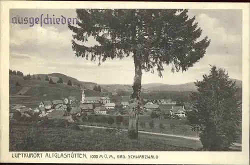 Altglashuetten Gesamtansicht Kat. Feldberg (Schwarzwald)