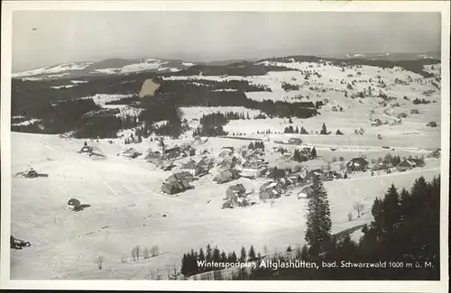 Altglashuetten Gesamtansicht Kat. Feldberg (Schwarzwald)