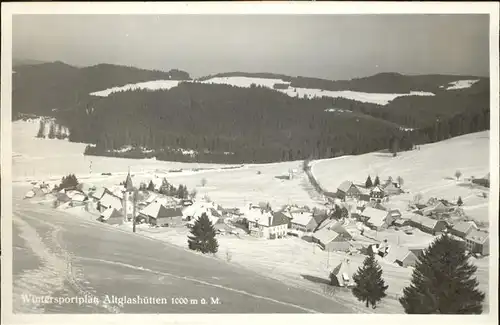 Altglashuetten Gesamtansicht Kat. Feldberg (Schwarzwald)