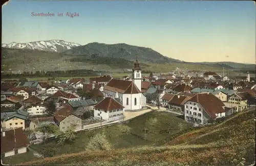 Sonthofen Oberallgaeu Gesamtansicht / Sonthofen /Oberallgaeu LKR