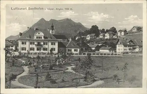 Sonthofen Oberallgaeu Teilansicht / Sonthofen /Oberallgaeu LKR