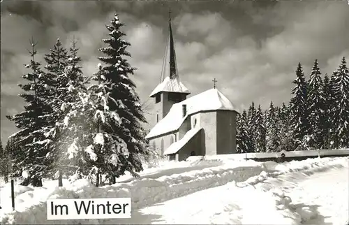 Oberbraend Kapelle Winterimpressionen Kat. Eisenbach (Hochschwarzwald)