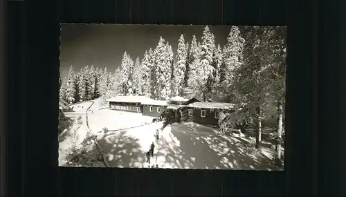 Feldberg Schwarzwald Kinderheilstaette Caritas Haus Winterimpressionen Kat. Feldberg (Schwarzwald)