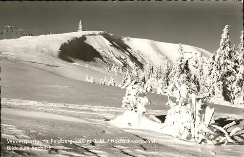 Feldberg Schwarzwald Wintersportplatz Seebuck Sessellift Bismarck Denkmal Kat. Feldberg (Schwarzwald)