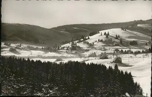 Altglashuetten Panorama Winterimpressionen Kat. Feldberg (Schwarzwald)