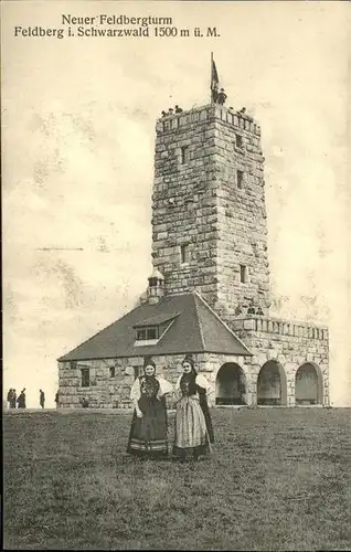 Feldberg Schwarzwald Feldbergturm Trachten Kat. Feldberg (Schwarzwald)