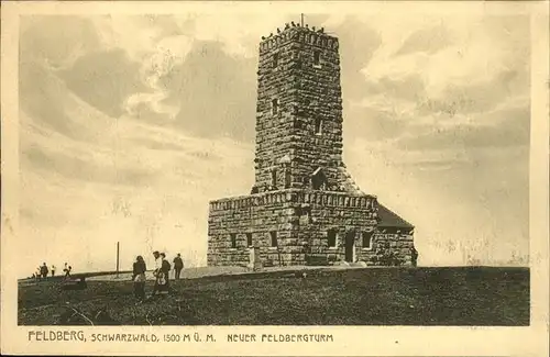 Feldberg Schwarzwald Gipfel mit Feldbergturm Kat. Feldberg (Schwarzwald)