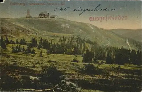 Feldberg Schwarzwald Gasthaus zum Feldbergturm mit neuem Friedrich Luisen Turm Kat. Feldberg (Schwarzwald)