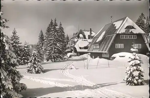 Feldberg Schwarzwald Jugendherberge und Kurhaus Hebelhaus Winterimpressionen Kat. Feldberg (Schwarzwald)