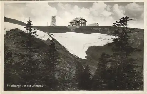 Feldberg Schwarzwald Feldbergturm mit Gasthaus Kat. Feldberg (Schwarzwald)