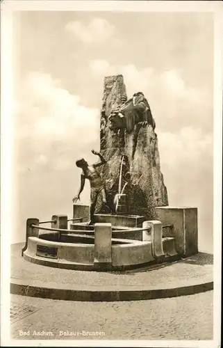 Aachen Bahkauv Brunnen Skulptur Kat. Aachen