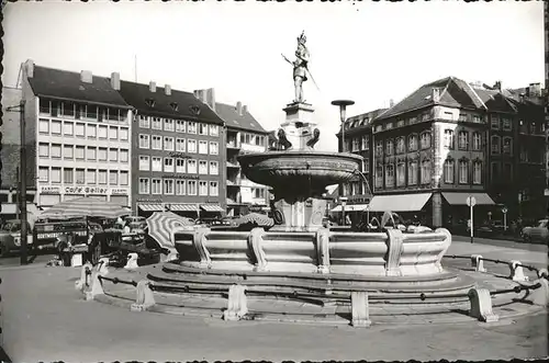 Aachen Kaiser Karl Brunnen Kat. Aachen