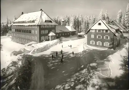 Feldberg Schwarzwald Kinderheilstaette Caritas Haus Winterimpressionen Kat. Feldberg (Schwarzwald)