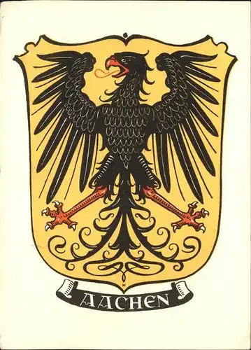 Aachen Wappen Kat. Aachen