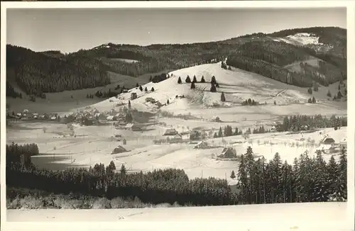 Altglashuetten Panorama Kat. Feldberg (Schwarzwald)