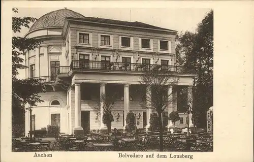 Aachen Haus Belvedere auf dem Lousberg Kat. Aachen