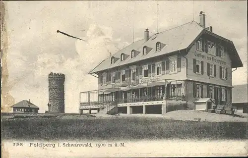 Feldberg Schwarzwald Gasthaus zum Feldbergturm Kat. Feldberg (Schwarzwald)