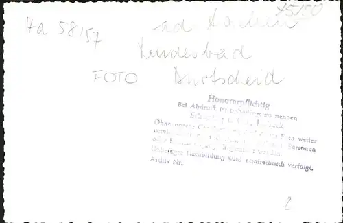 Burtscheid Aachen Landesbad Kat. Aachen