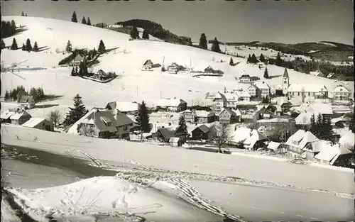 Altglashuetten Partie am Ortsrand Winterimpressionen Kat. Feldberg (Schwarzwald)